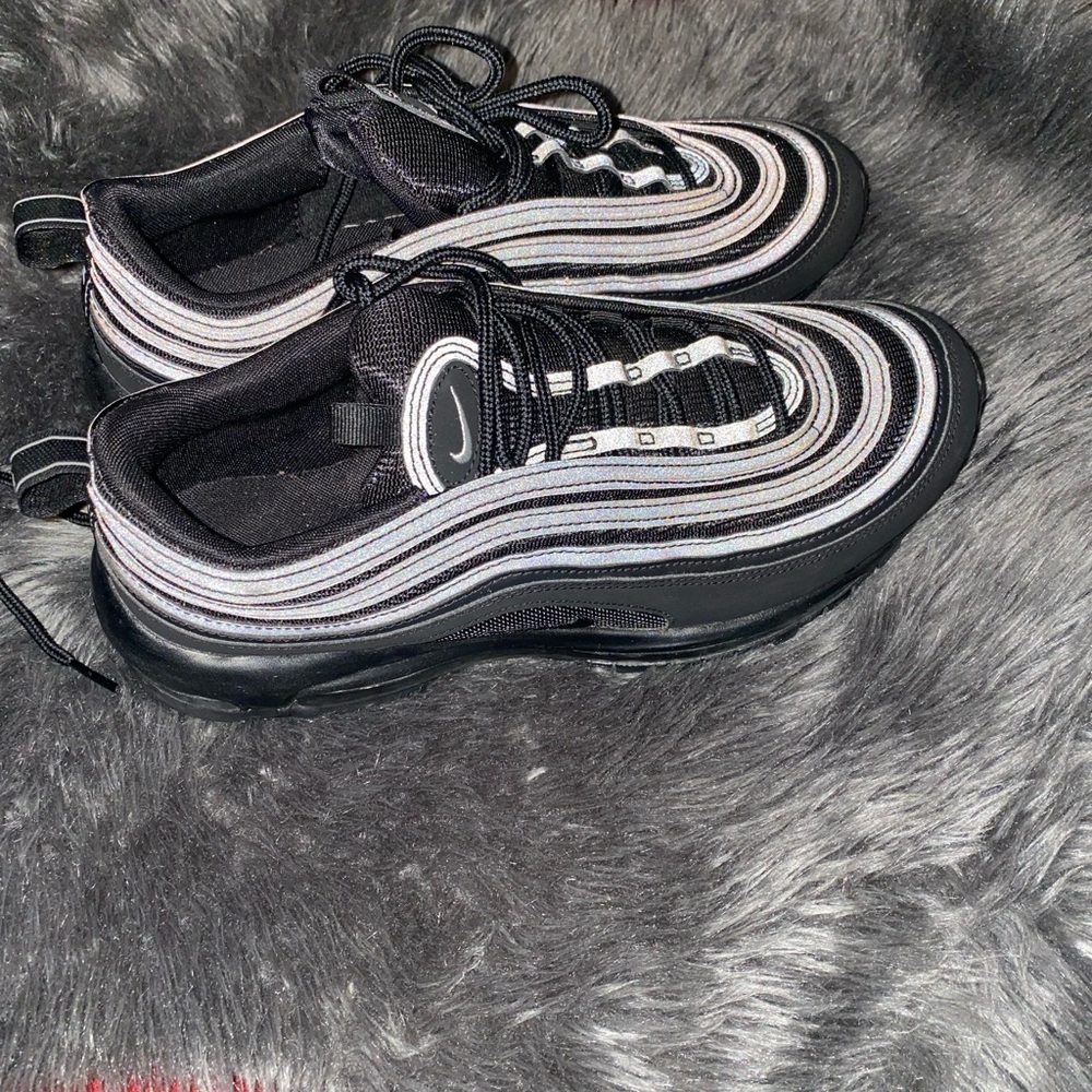 Authentic Air max 97 triple black, men size 8. very good condition, no box.